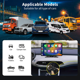 JoycePure easy installation dash-mount compatible with 12V-24V