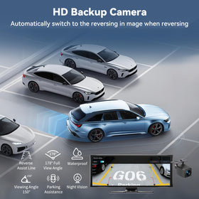 JoycePure rearview mode activates during reversing for safer parking.