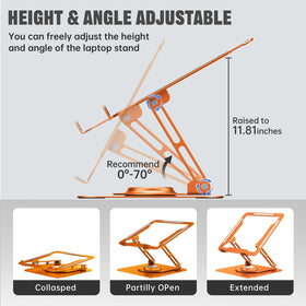 JOYEKY rotating base in action sharing screen, enables smooth 360-degree turns