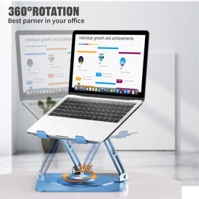 JOYEKY side profile open showing adjustable angle and height benefit