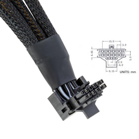 JOYJOM black sleeved extension keeps a clean, organized build.