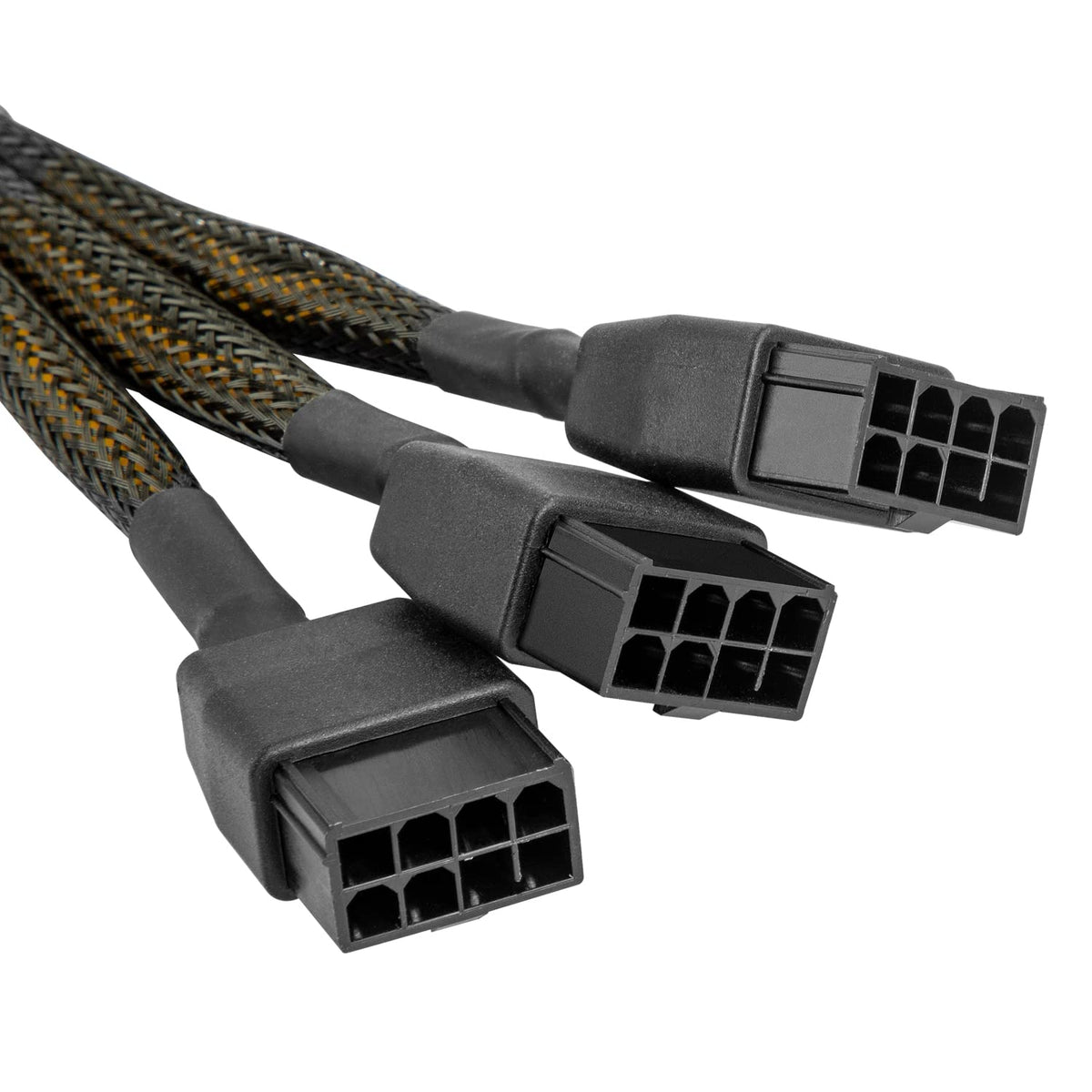 JOYJOM package includes 1x 16pin to 3x8pin power adapter for RTX cards.