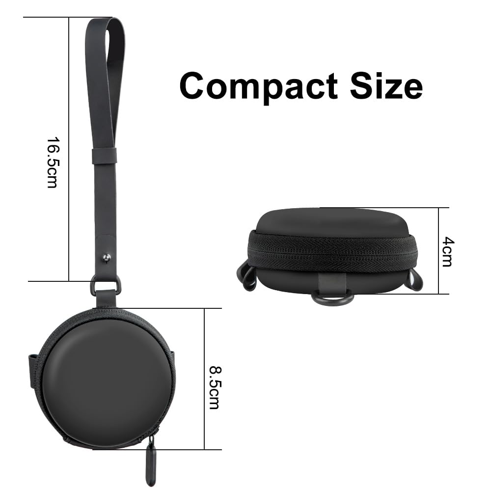 JOYJOM case with wrist strap held in hand for easy carrying