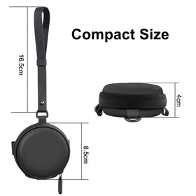 JOYJOM case with wrist strap held in hand for easy carrying