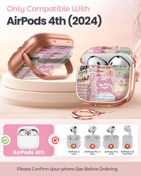 Joyleop AirPods 4 case keychain attachment enables easy on-the-go carrying.