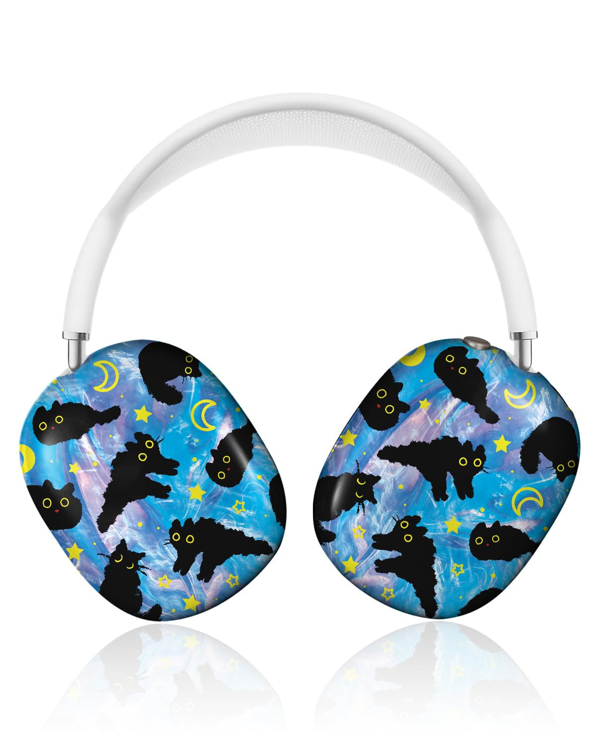 Joyleop AirPods Max case with mystic cat design for stylish protection.