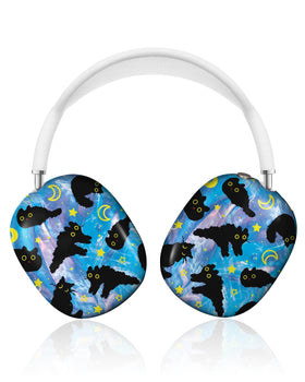 Joyleop AirPods Max case with mystic cat design for stylish protection.