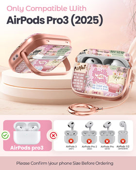 Joyleop AirPods Pro 3 case with cute girly design elevates style.