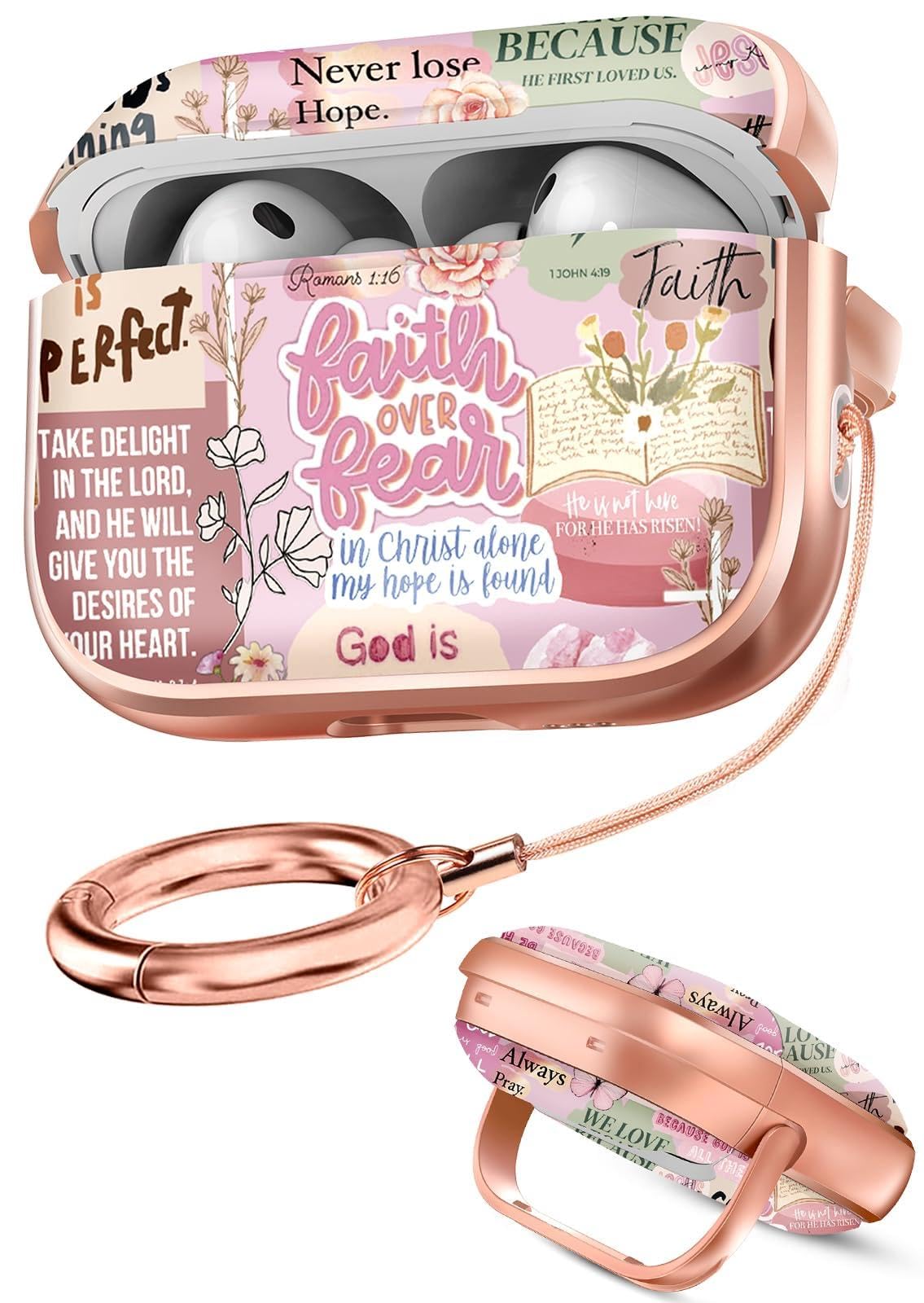 Joyleop AirPods Pro 3 case with safety lock providing secure portability.