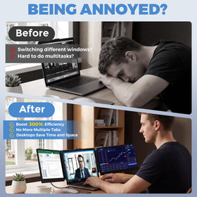 JoyReal triple-screen extended view supports efficient design reviews and data work