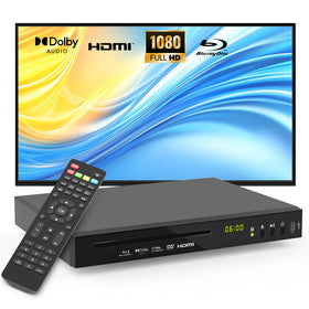 JOYSAILOR Blu-ray player front panel for quick setup and intuitive controls.