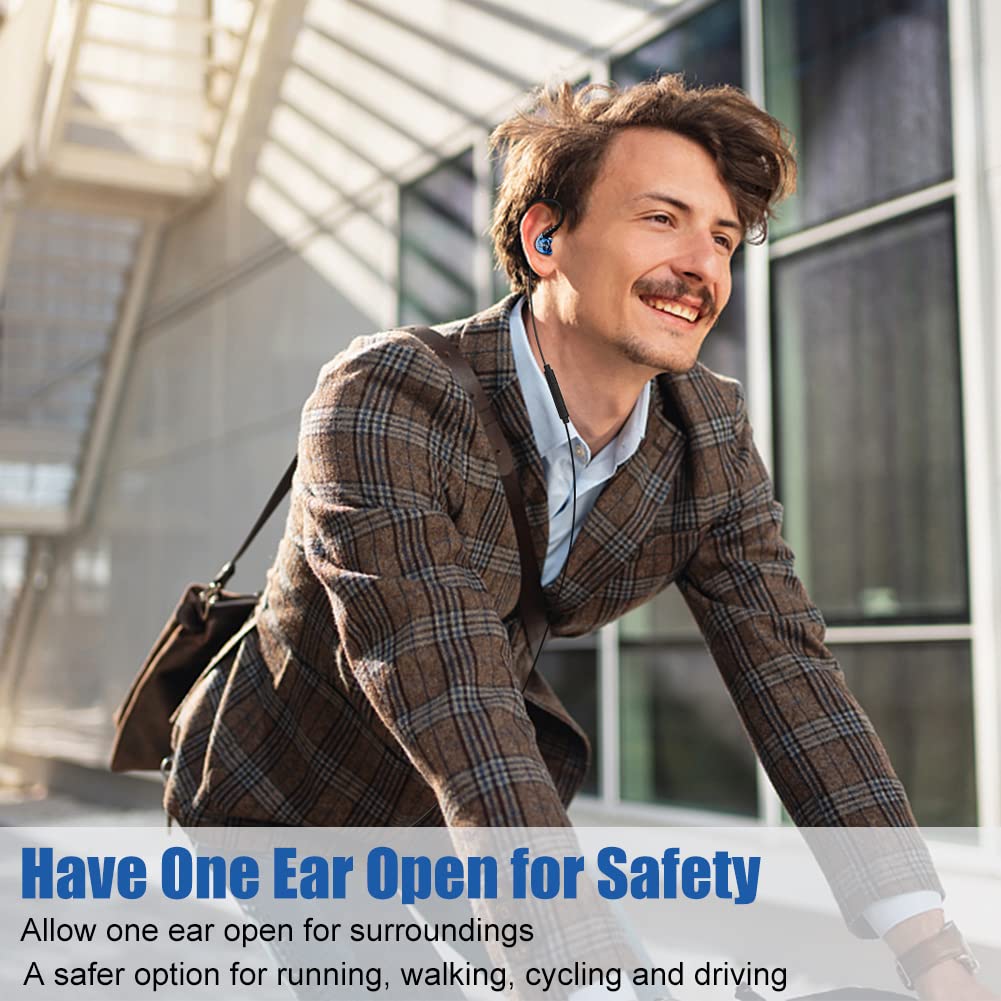 Joysico hard carrying case with clip and earbud stored for travel protection