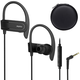 joysico front packaging showing earbuds and case for easy identification and protection