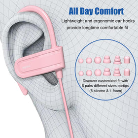 Joysico inline microphone and volume buttons visible for hands-free calls benefit