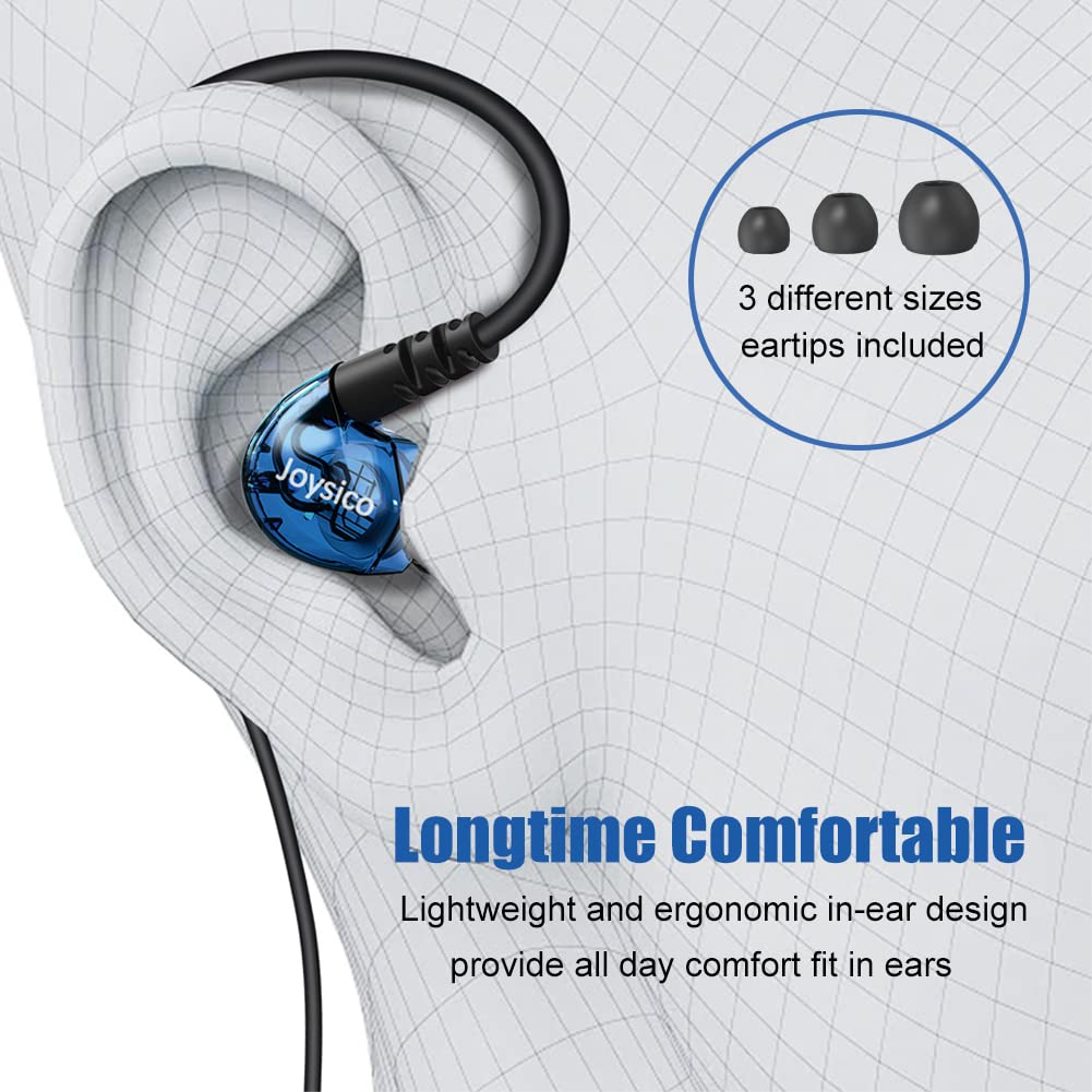 Joysico inline microphone and remote shown for hands-free calls and control