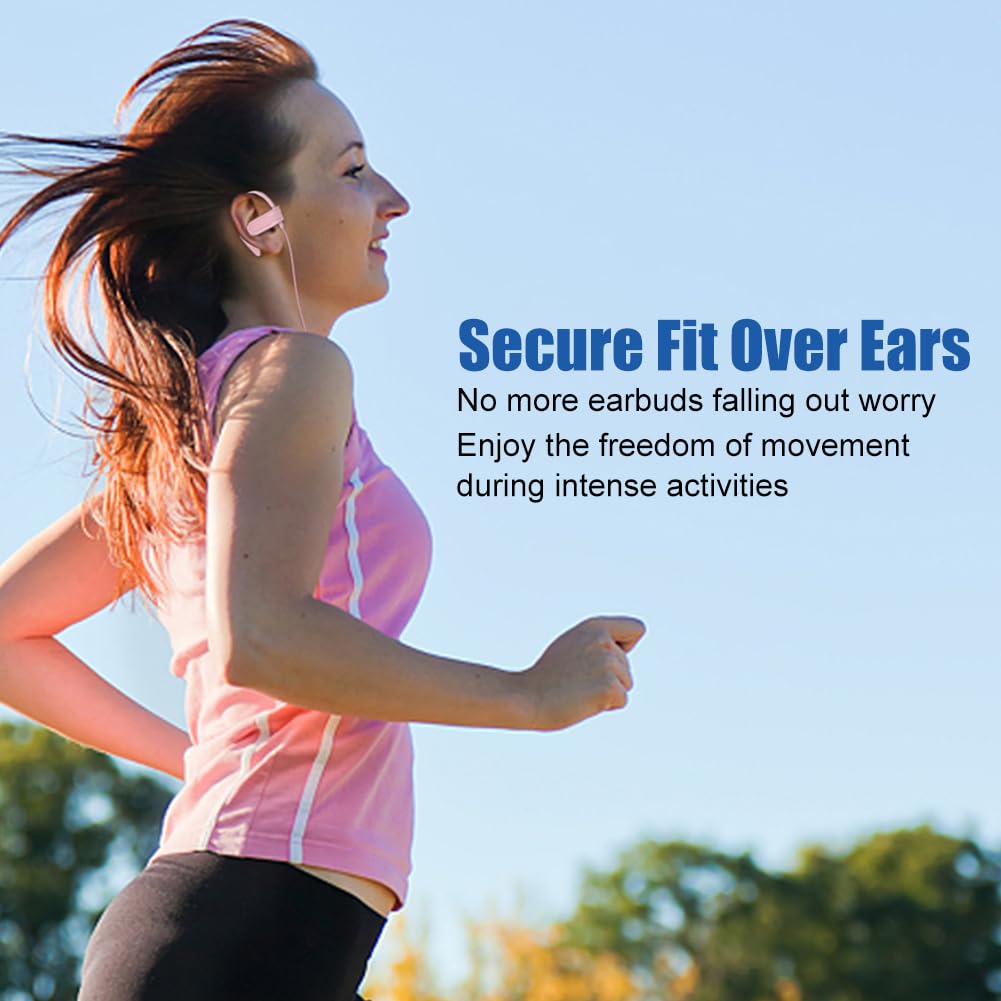Joysico soft over-ear hook close-up for secure fit during movement benefit