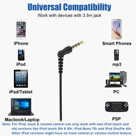Joysico reinforced 3.5mm plug and thick cable emphasizing durability