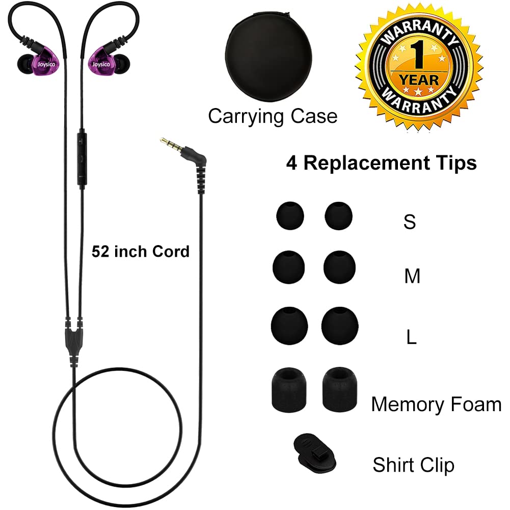 Joysico sport headphones 35mm-connector compatible with most devices