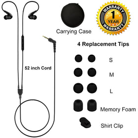 Joysico sweatproof cord and durable plug withstand intense workouts.