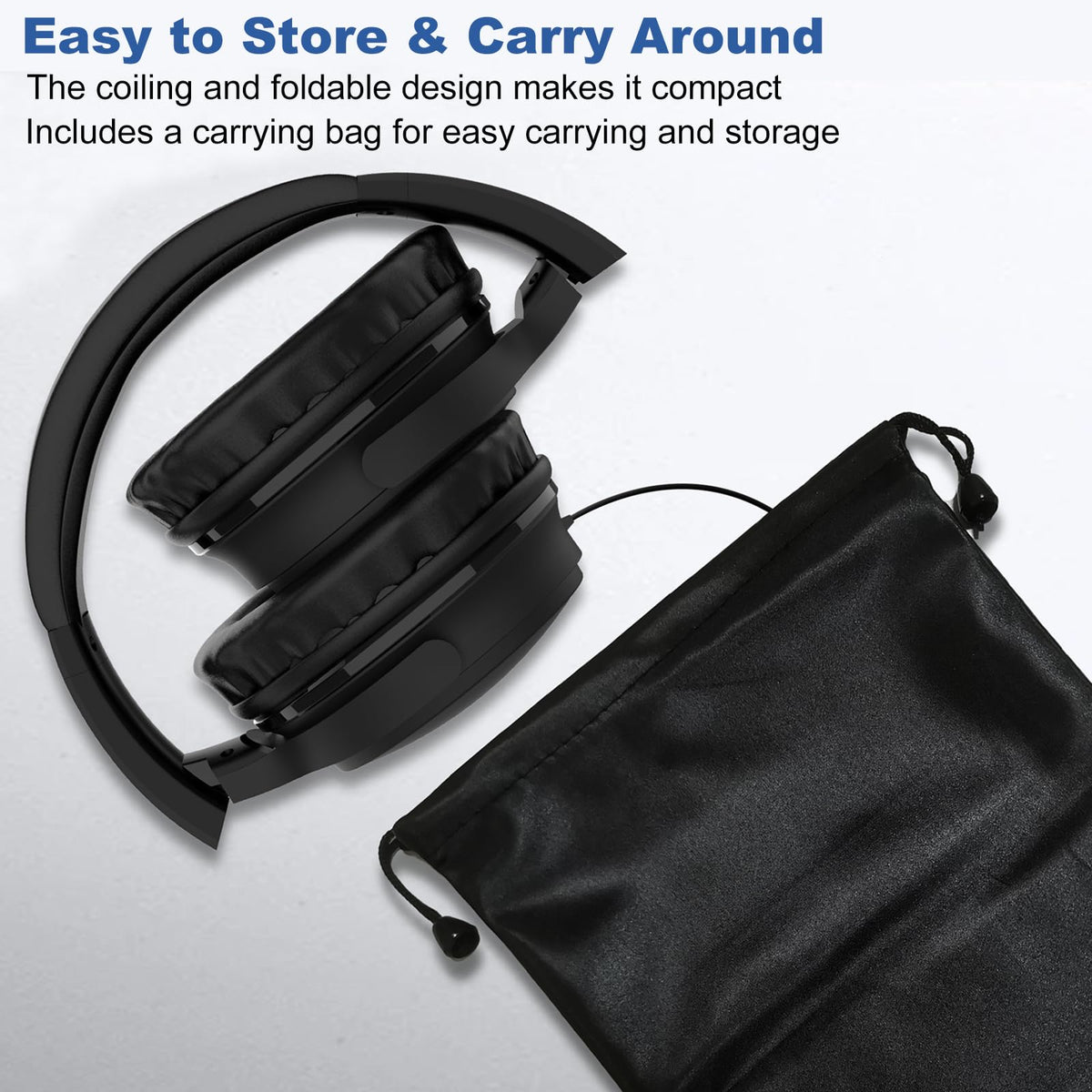 Joysico TV-PC headphones suitable for seniors and everyday listening