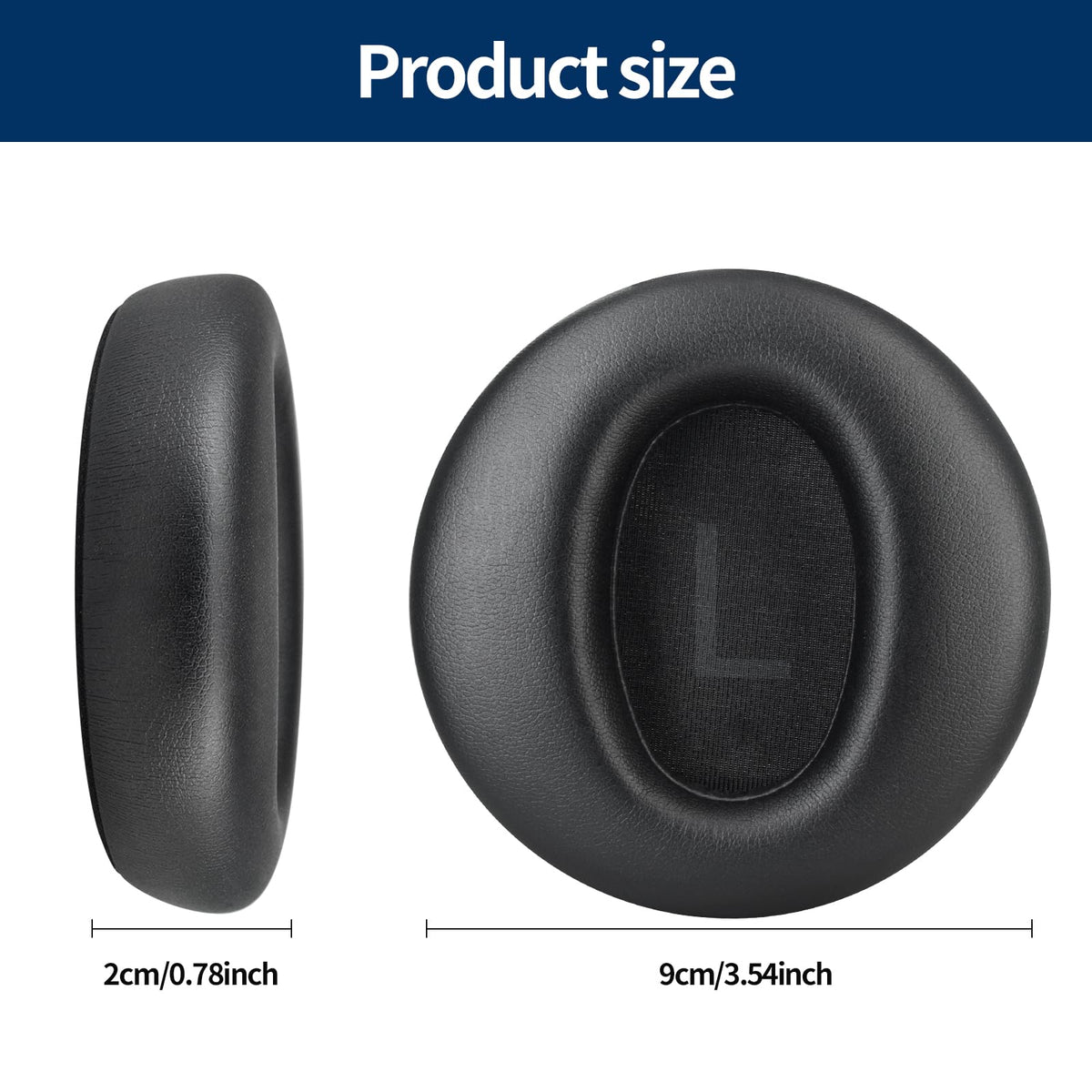 JOYSOG side profile showing pad thickness for sustained comfort and isolation