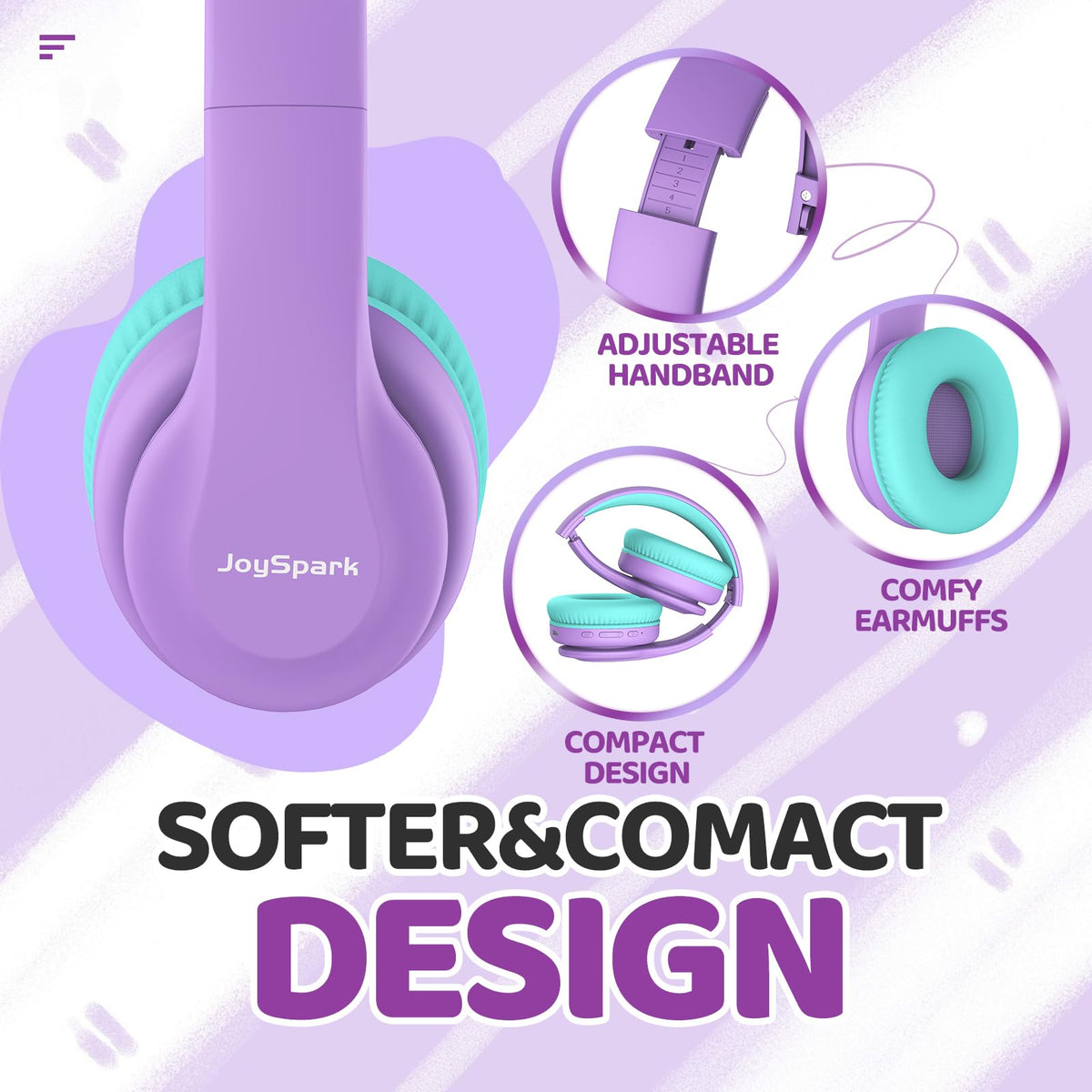 JoySpark Bluetooth 5.3 ensures fast pairing and stable connections.