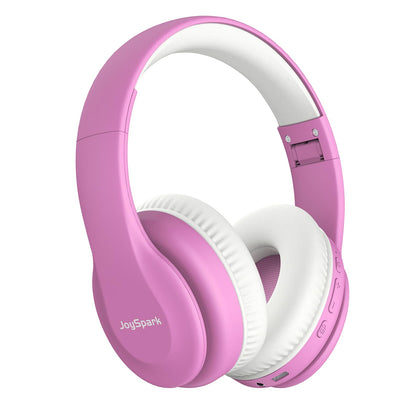 joyspark front packaging pink showing headset and features for parental confidence