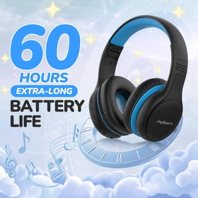 JoySpark Headphones provide up to 60 hours of music on a single charge