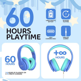 JoySpark volume-limit feature helps protect young ears during videos and games.