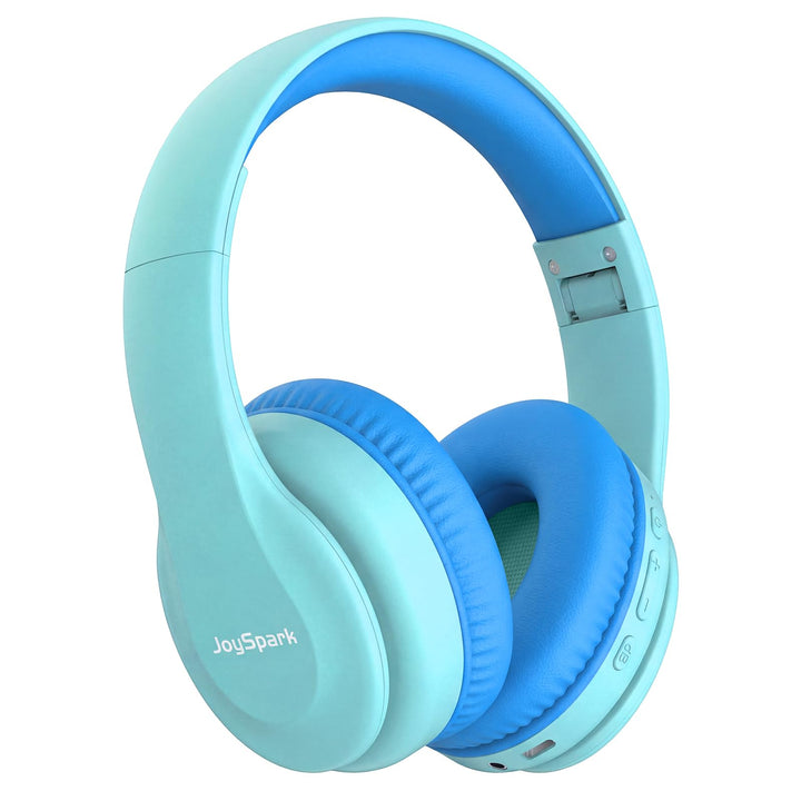 JoySpark Macaron Blue front view showing design and compact profile, safe for kids