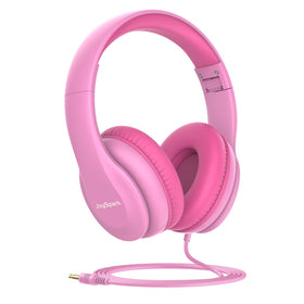 JoySpark wired kids headphones with 85dB limit, clear sound for learning and play