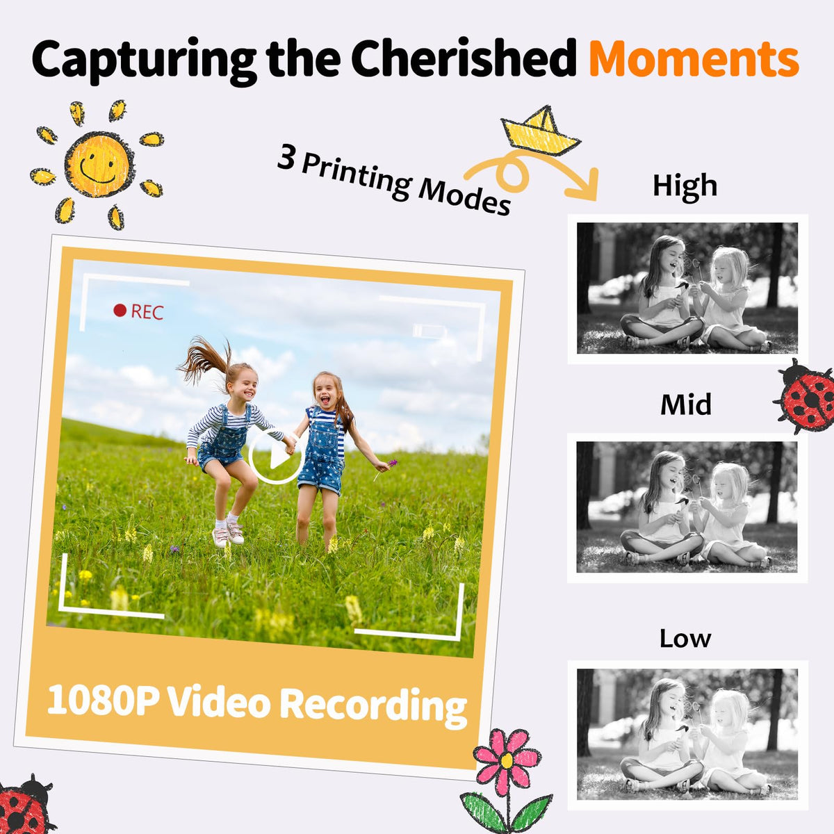JOYTRIP child using camera outdoors on a trip capturing memories, promotes creativity on-the-go