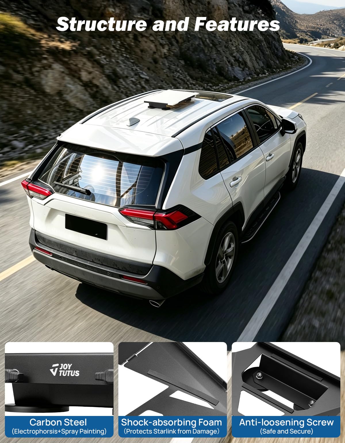 JOYTUTUS Gen 3 open-top design preserves signal while mounted.