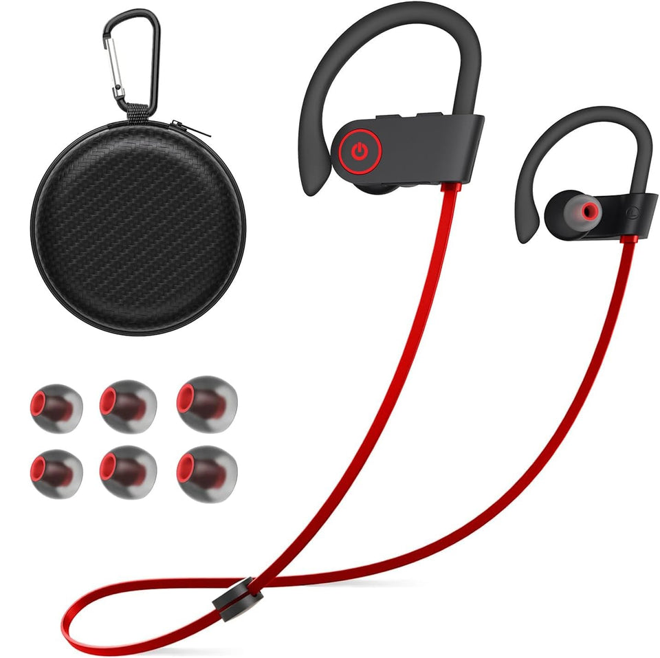 JOYWISE Bluetooth headphones hero shot showing all-day listening potential.