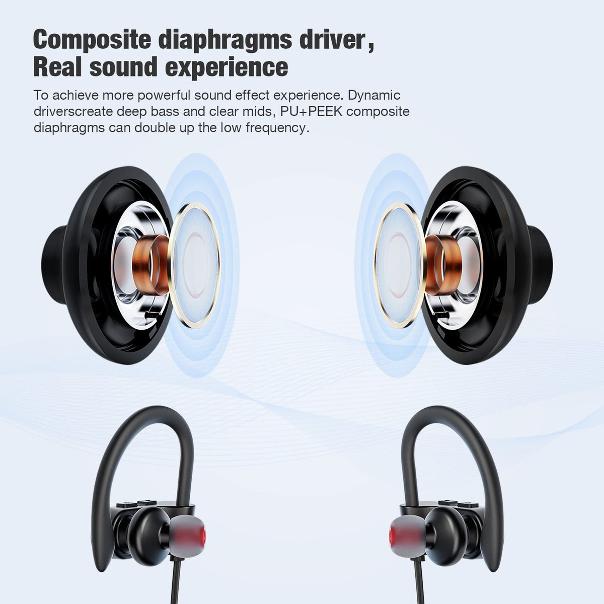 Joywise built-in mic and call notification for hands-free training