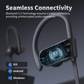 JOYWISE charging case open with earbuds and indicator light for easy charging