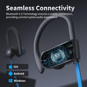 JOYWISE close-up of adjustable earhook, demonstrates secure fit and comfort