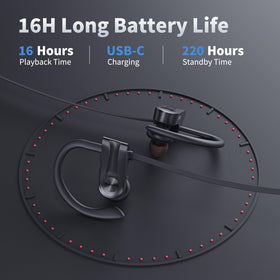 JOYWISE earbud close-up showing driver texture and premium sound detail