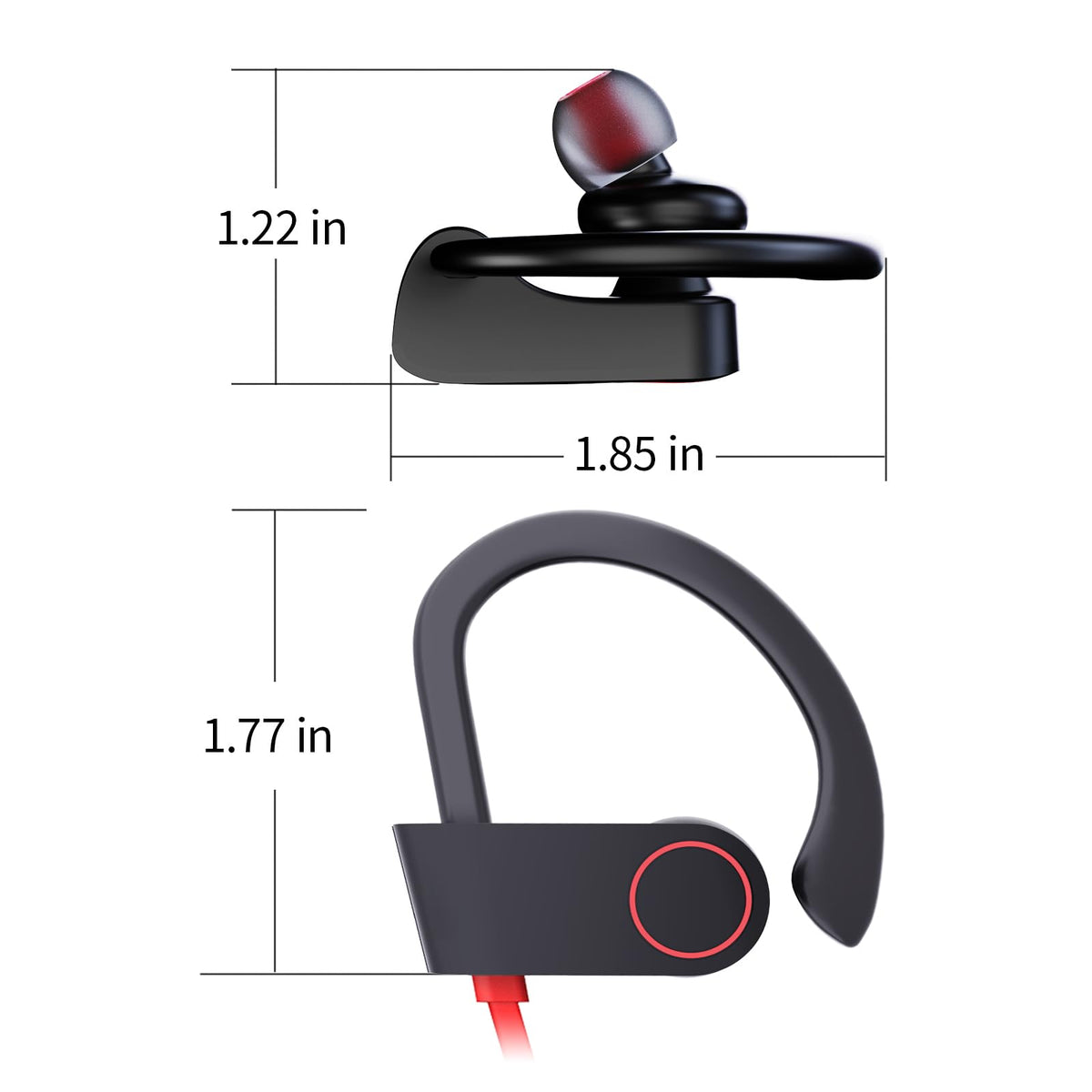 JOYWISE range visualization confirms stable Bluetooth up to 30 feet.