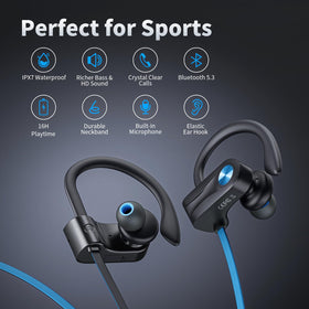 JOYWISE storage bag with earbuds and cable, shows organized transport benefit