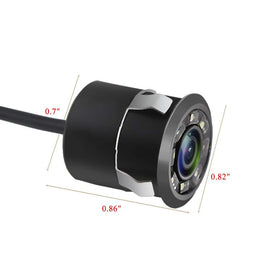 JPP backup camera distance scale lines aid space judgment.