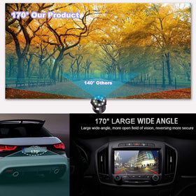 JPP LED night vision delivers clear rear imagery in low light conditions.