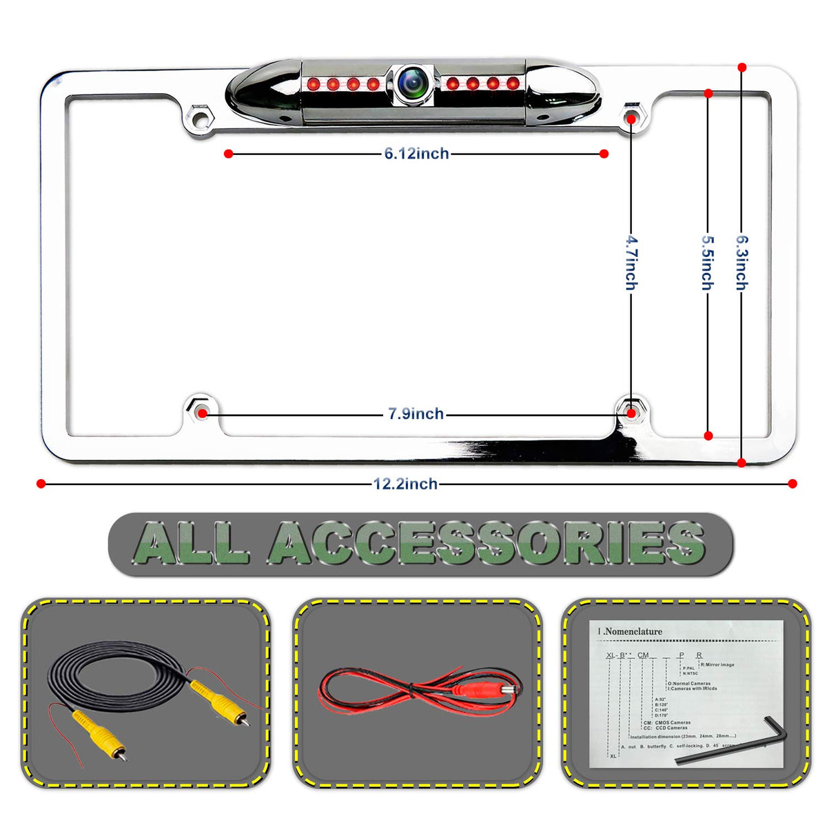 JPP stylish plating frame design for vehicles