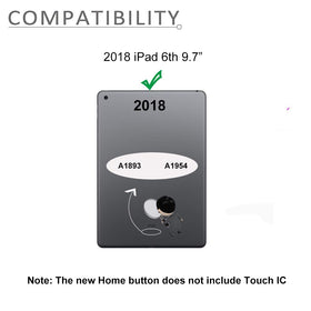 JPUNG iPad 6 camera bracket keeps rear camera alignment during repair.