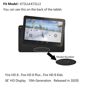JPUNG Kindle Fire HD8 Plus digitizer front glass kit for quick repair