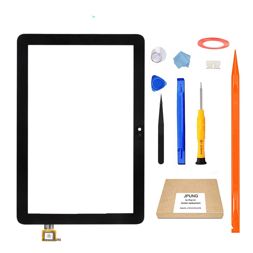 JPUNG Kindle Fire HD8 screen front glass replacement restores touch