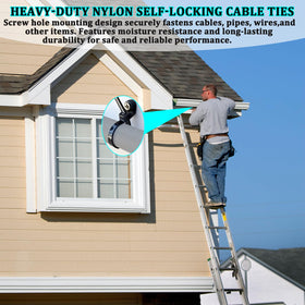 JQXLMDY self-locking zip-tie design keeps cables tidy and secure.