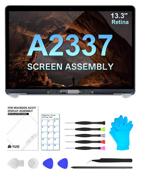 JQYDZH MacBook Air 13.3 screen front view for high-resolution display replacement