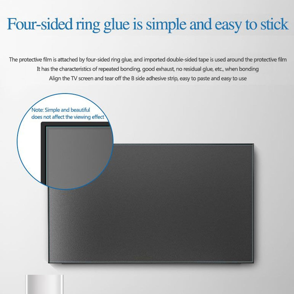 JQZWXX compatible with 55-75 inch TVs for a precise, snug fit.