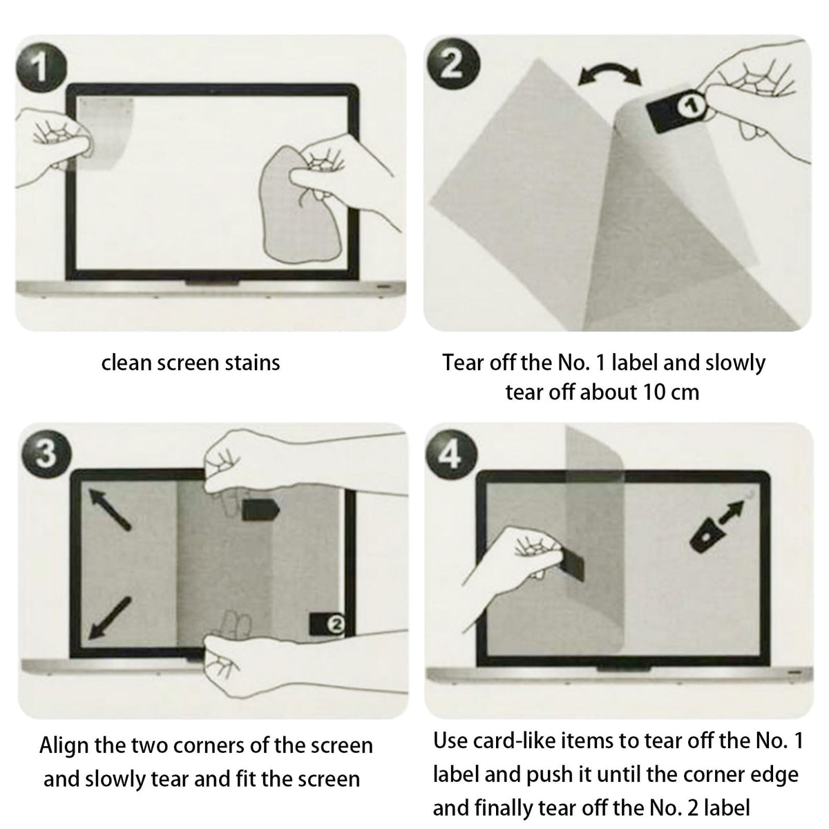 JQZWXX scratch-resistant surface protects the screen from marks.